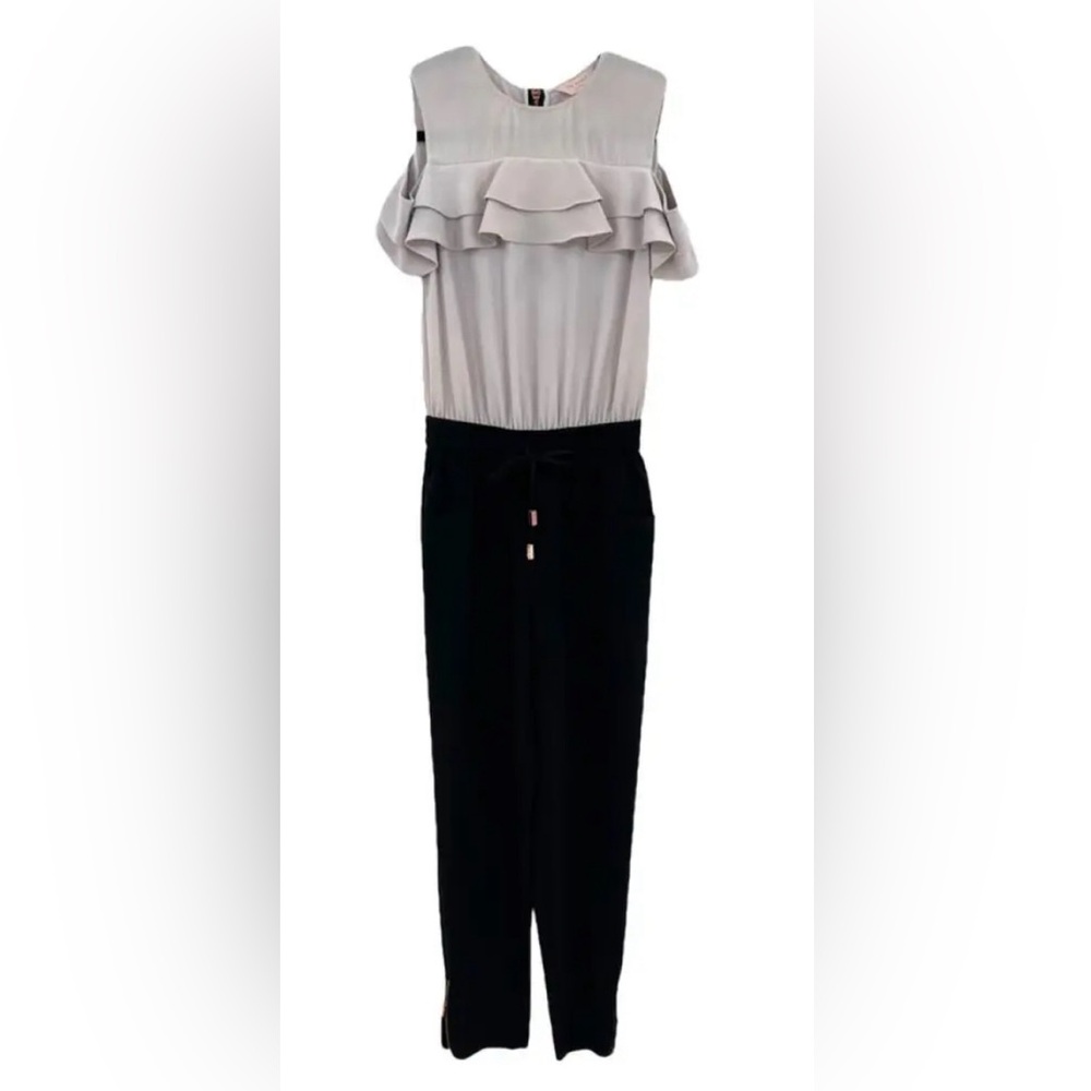 Ted Baker London Women's black & White  jumpsuit size 4